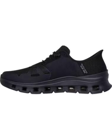 SKECHERS SCARPE 232930-OLBK GLIDE-STEP SLIP-INS DA UOMO OLIVE MESH-HOTMELT-BLACK TRIM
