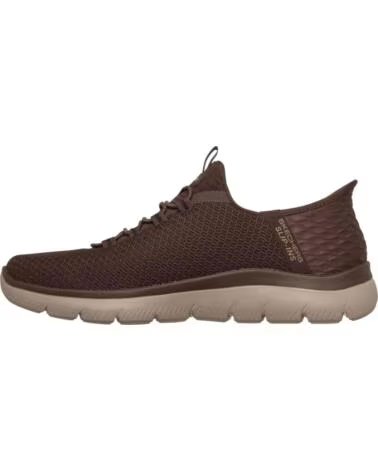SNEAKERS SKECHERS SLIP-INS 232457-CHOC UOMO MARRóN