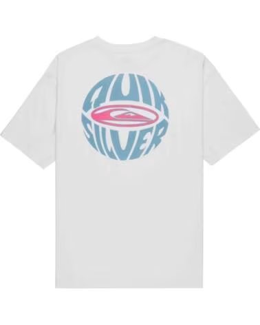 QUICKSILVER CAMISETA DE MANGA CURTA QUIKSILVER QUIKGLOBE PARA HOMEM BLANCO