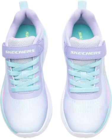 SKECHERS BOUNDLESS COLOR BLITZ MÄDCHEN-SNEAKER LAVENDEL LAVENDER TEXTILE W-MULTI TRIM