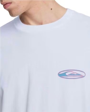 QUICKSILVER CAMISETA DE MANGA CURTA QUIKSILVER QUIKGLOBE PARA HOMEM BLANCO