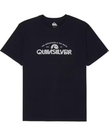 QUICKSILVER CAMISETA QUIKSILVER EV VISTA MANGA CORTA NEGRO BLANCO