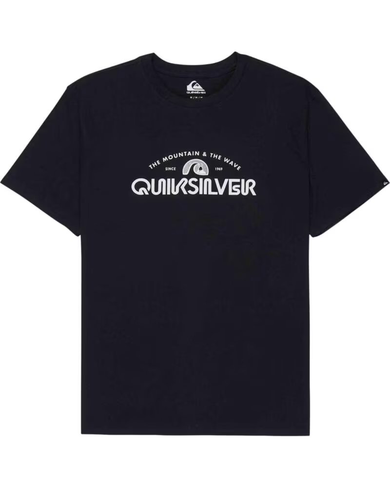 QUICKSILVER CAMISETA QUIKSILVER EV VISTA MANGA CORTA NEGRO BLANCO