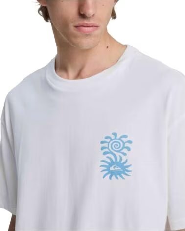 QUICKSILVER T-SHIRT QUIKSILVER EQYZT08264-WBK0 À MANCHES COURTES POUR HOMME AZUL