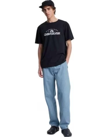 QUICKSILVER CAMISETA QUIKSILVER EV VISTA MANGA CORTA NEGRO BLANCO