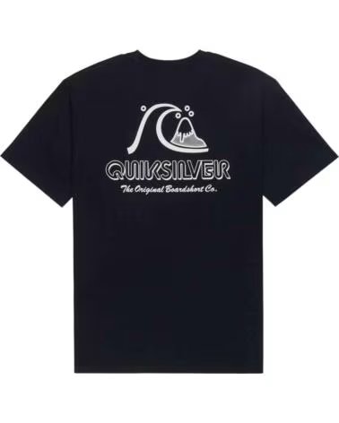 QUICKSILVER CAMISETA QUIKSILVER EVO ORIGINAL MANGA CORTA NEGRO