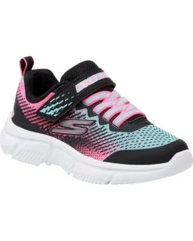 Sneaker für Mädchen SKECHERS SPORTSCHUHE GO RUN 650 302430L-BKMT NEGRO