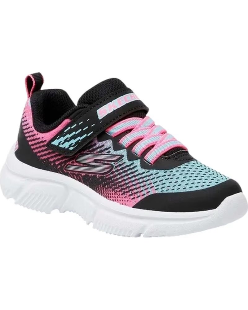 Sneaker für Mädchen SKECHERS SPORTSCHUHE GO RUN 650 302430L-BKMT NEGRO