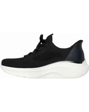 SKECHERS SNEAKERS 117617-BLK SLIP-INS DONNA MUJER