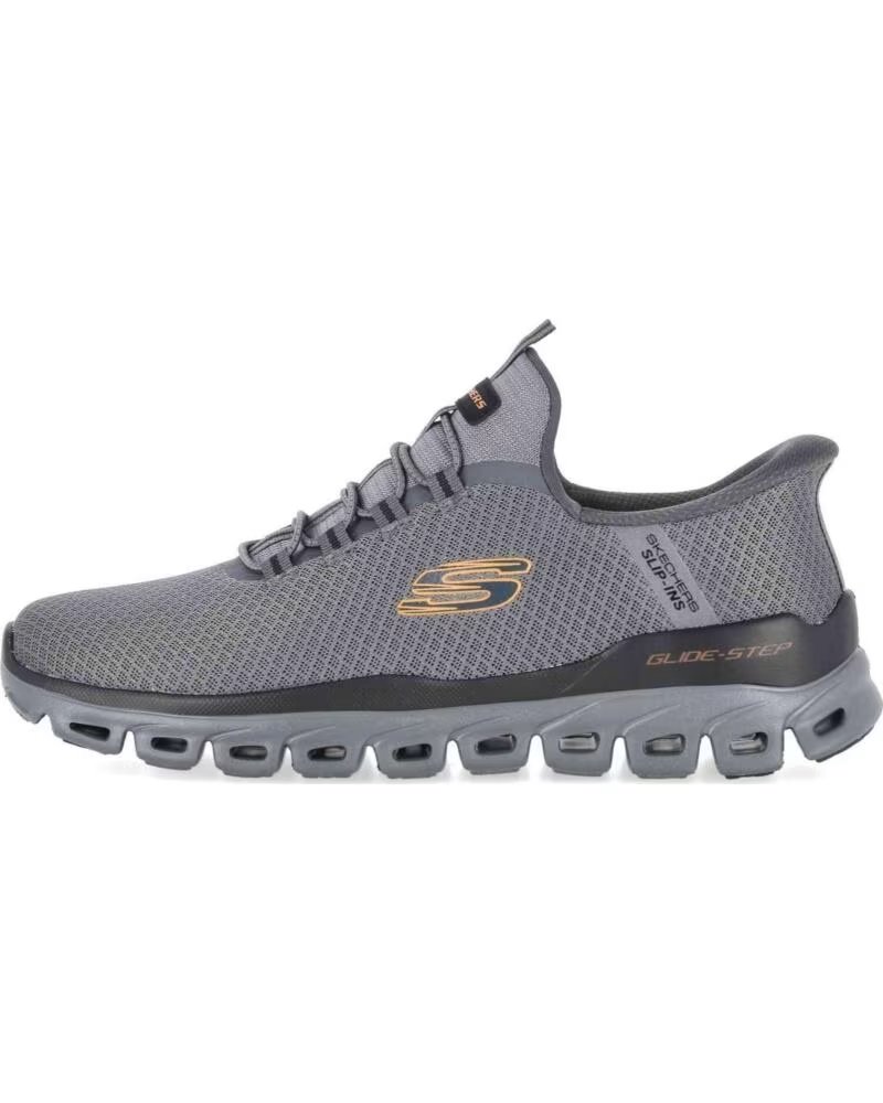 SKECHERS BASKETS GLIDE-STEP SLIP-INS 233010-CCOR POUR HOMME INS