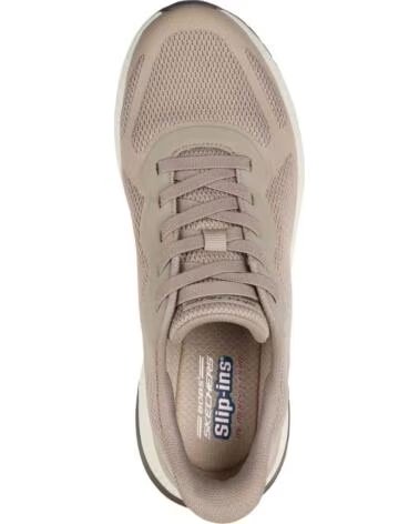 SKECHERS SCARPE DA DONNA 118423-DKTP SLIP-INS BEIGE