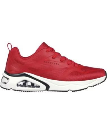 SKECHERS SCARPE DA GINNASTICA UOMO TRES-AIR UNO 183070-RED RED