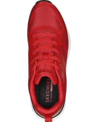 SKECHERS SCARPE DA GINNASTICA UOMO TRES-AIR UNO 183070-RED RED