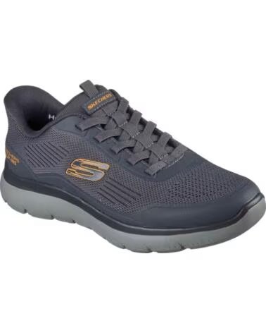 SKECHERS SNEAKERS 233047-CCOR SLIP-INS BLU GRIGIO GRISACEO