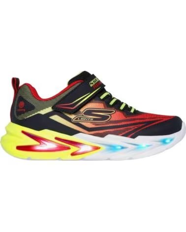 SKECHERS FLEX-GLOW ULTRA 400139L-BKRD LAUFSCHUHE NINO