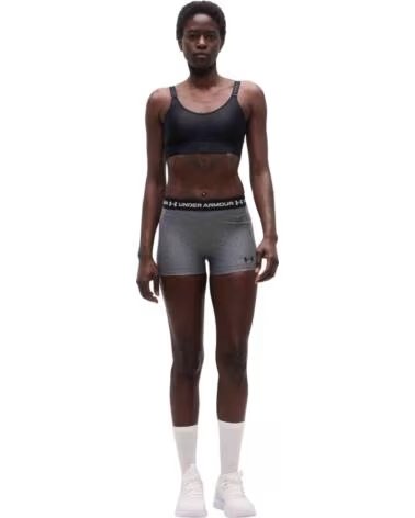 UNDER ARMOUR 6010725-019 SHORT SPORT LEGGINGS GREY WOMEN MUJER