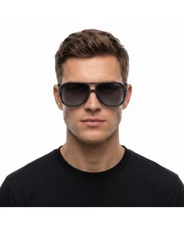 LUNETTES DE SOLEIL CARRERA 1045-S HOMME POLARISÉES STYLE PILOTE NEGRO-PLATA