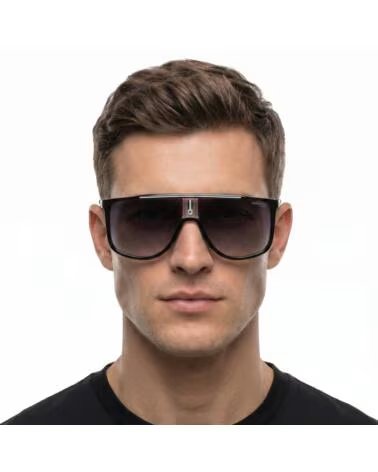 CARRERA GAFAS DE SOL HOMBRE CUADRADAS 1056-S NEGRO-BLANCO