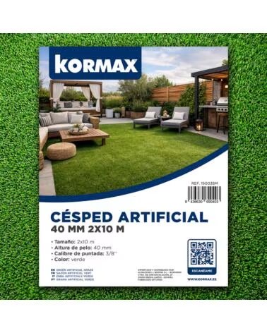 KORMAX RELVA ARTIFICIAL 40MM 2X10M REF 150035M MULTICOLOR