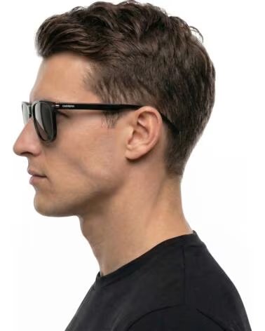 CARRERA GAFAS DE SOL HOMBRE POLARIZADAS CUADRADAS 300-S NEGRO BRILLANTE