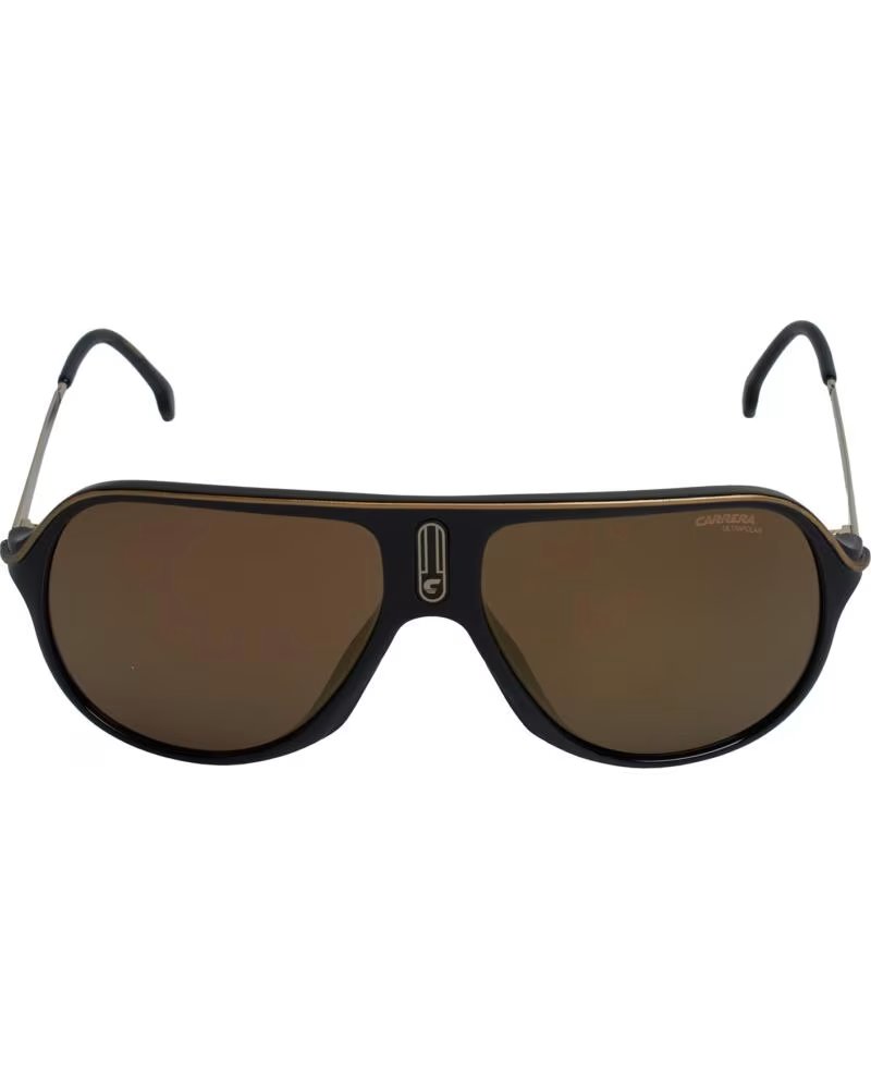 CARRERA GAFAS DE SOL HOMBRE ESTILO PILOTO OVERSIZE SAFARI65N NEGRO-DORADO