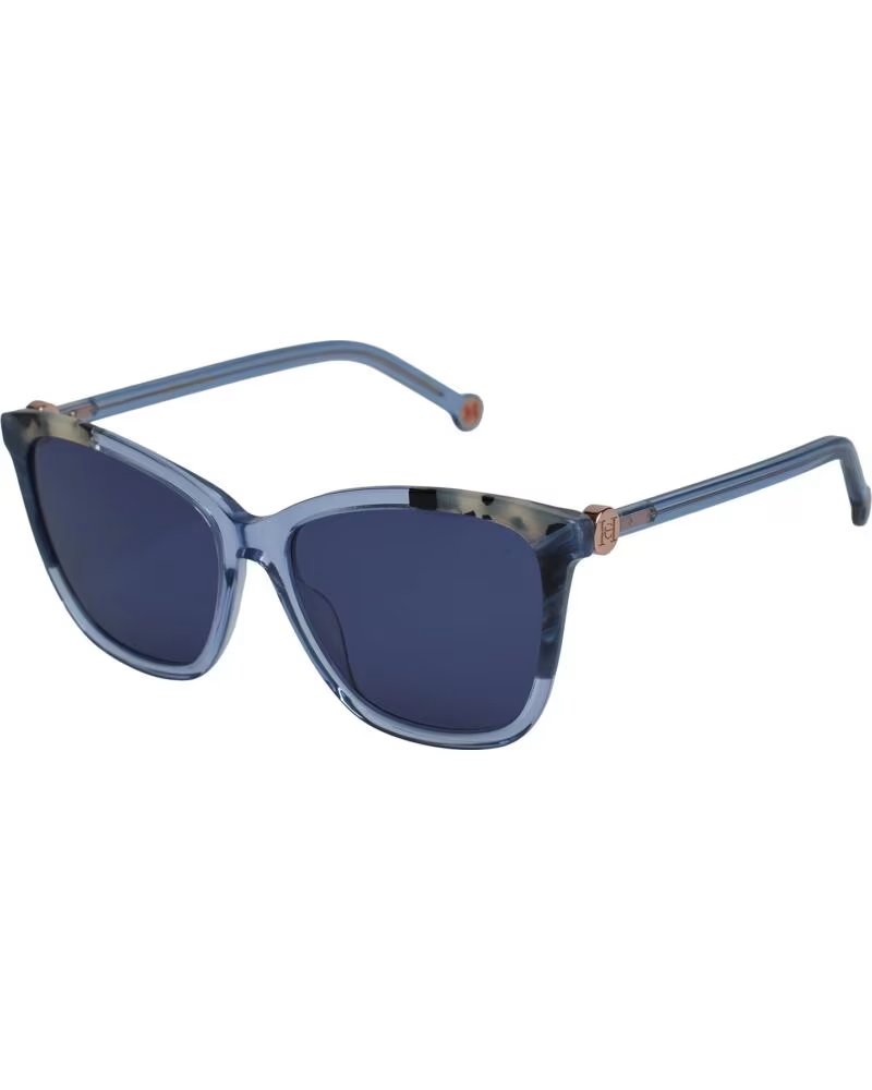 CAROLINA HERRERA gafas de sol mujer cat eye ch0052-s AZUL-DORADO