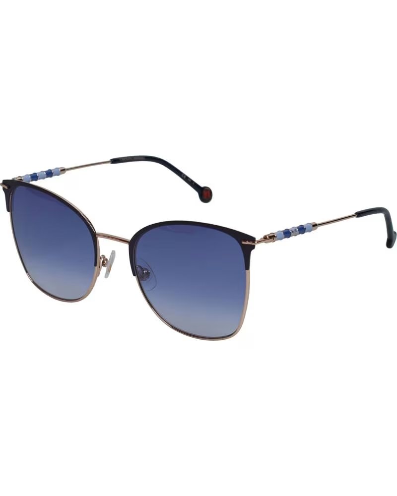 CAROLINA HERRERA GAFAS DE SOL MUJER CAT EYE CH0036-S AZUL-DORADO