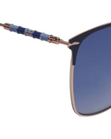 CAROLINA HERRERA GAFAS DE SOL MUJER CAT EYE CH0036-S AZUL-DORADO