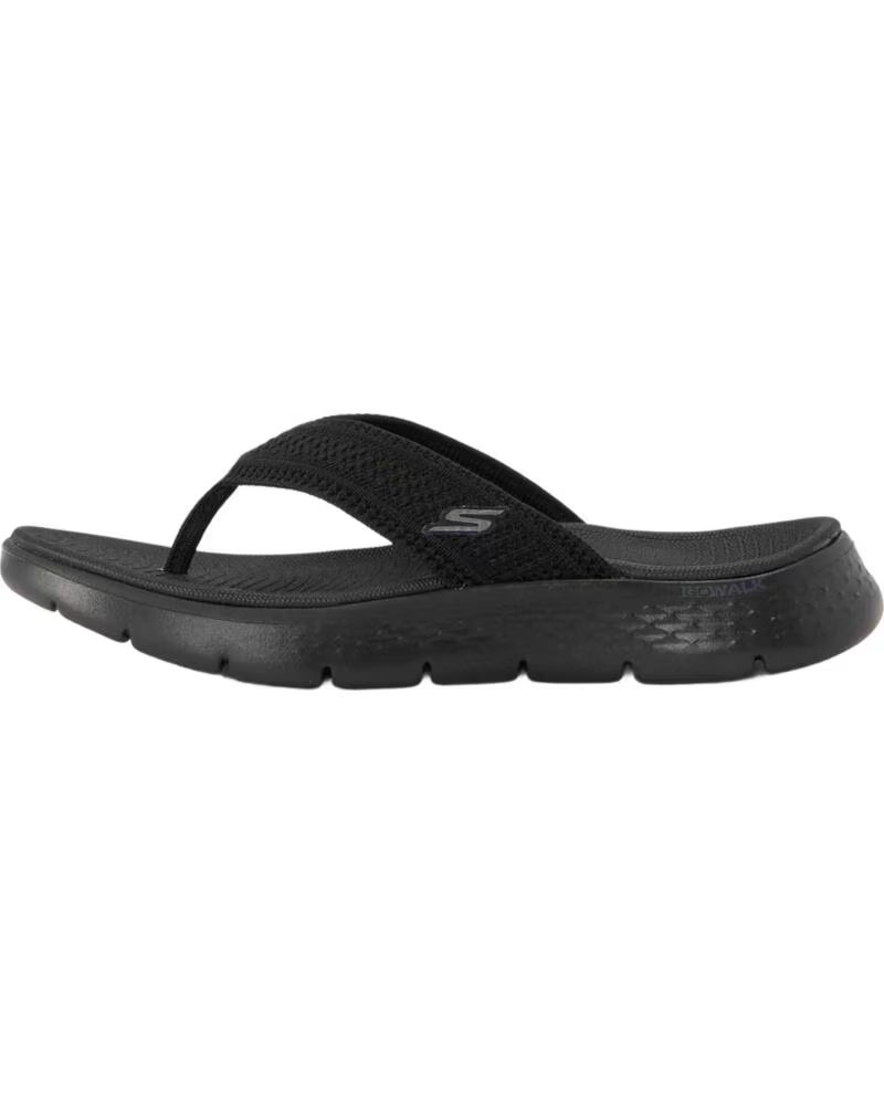 SKECHERS CHANCLAS 141459-BBK EN NEGRO PARA UNISEX MUJER