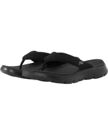 SKECHERS CHANCLAS 141459-BBK EN NEGRO PARA UNISEX MUJER