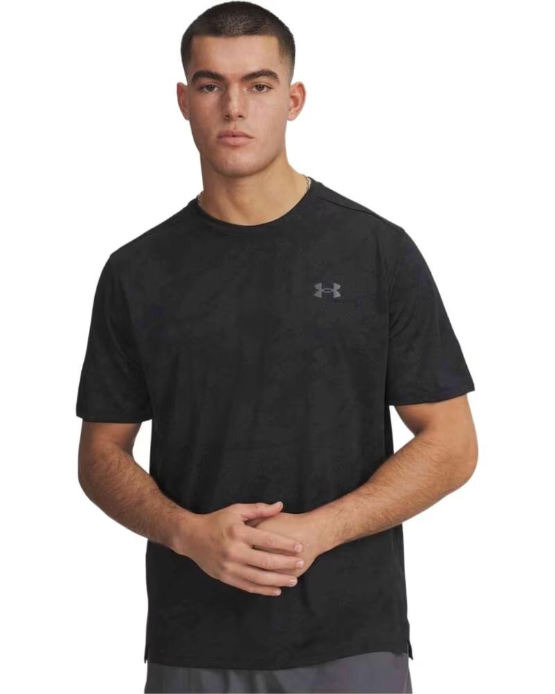 UNDER ARMOUR CAMISETA TECH VENT JACQUARD MANGA CORTA BLACK
