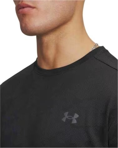 UNDER ARMOUR CAMISETA TECH VENT JACQUARD MANGA CORTA BLACK