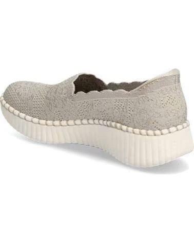 SKECHERS SLIP-INS 100904-BLK SCARPE DA DONNA IN TESSUTO A MAGLIA BLACK-WHITE KNIT