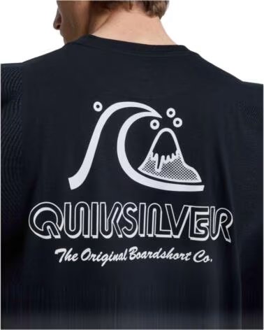 QUICKSILVER CAMISETA QUIKSILVER EVO ORIGINAL MANGA CORTA BLACK
