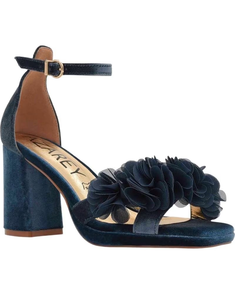 AZAREY SANDALIAS DE TACON 070-590496 EN MARRON PARA MUJER AZUL