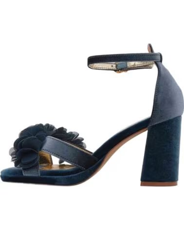 AZAREY SANDALIAS DE TACON 070-590496 EN MARRON PARA MUJER AZUL