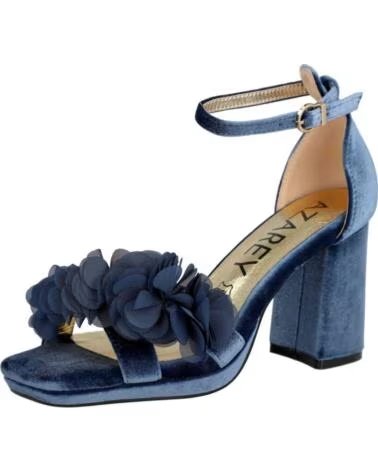 AZAREY SANDALIAS DE TACON 070-590496 EN MARRON PARA MUJER AZUL