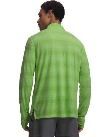 UNDER ARMOUR VELOCITI QUARTER ZIP SWEATSHIRT GREEN HIERBA