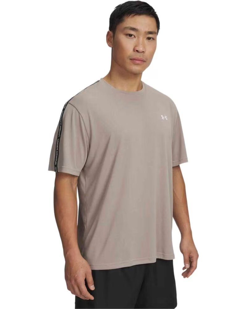 UNDER ARMOUR T-SHIRT TECH TAPING À MANCHES COURTES BROWN