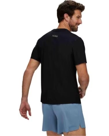 HOKA AIROLITE RUN TECHNISCHES T-SHIRT SCHWARZ FÜR HERREN CORTA