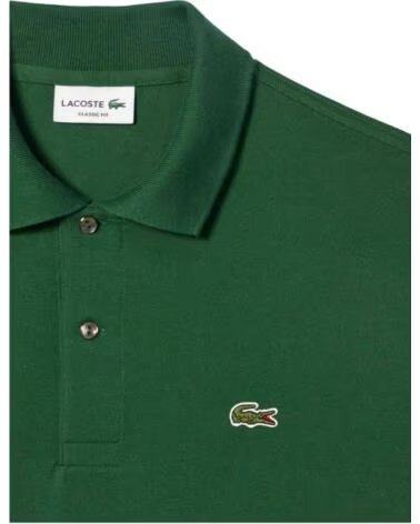 LACOSTE POLO L1212-132 À MANCHES COURTES POUR HOMME OSCURO