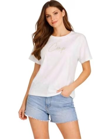 CMP CAMPAGNOLO SHORT SLEEVE T-SHIRT FOR WOMEN BIANCO