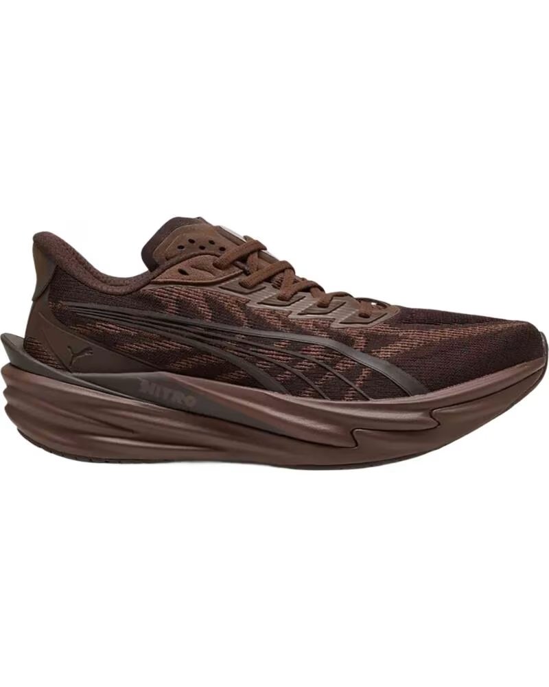 PUMA SCARPE DA RUNNING DEVIATE NITRO 4 MARRON