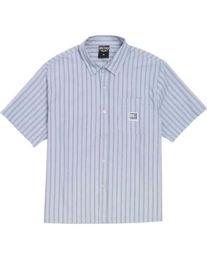 HUF TELEVISION STRIPE SHORT SLEEVE SHIRT