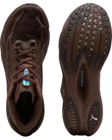 PUMA SCARPE DA RUNNING DEVIATE NITRO 4 MARRON