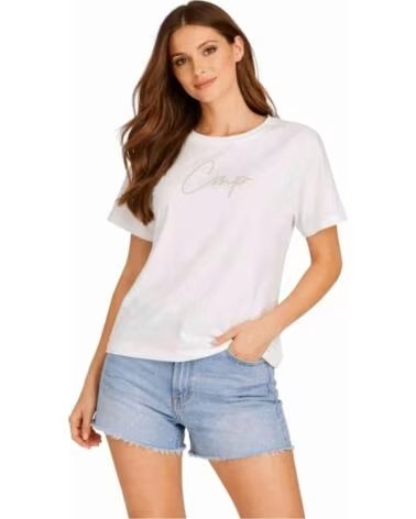 CMP CAMPAGNOLO T-SHIRT À MANCHES COURTES POUR FEMME BIANCO