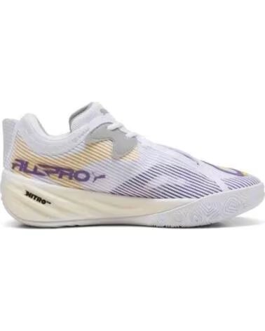 PUMA ALL-PRO NITRO 2 UNISEX BASKETBALL SHOES WHITE PELE YELLOW PELé