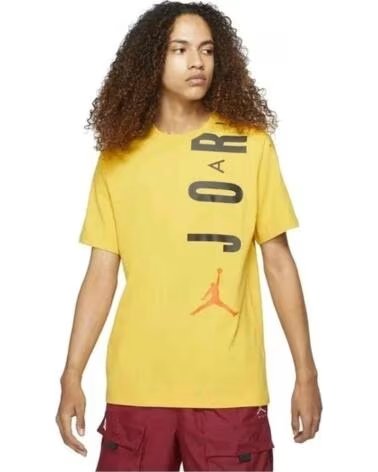 JORDAN CAMISETA AIR STRETCH SS AMARILLA YELLOW