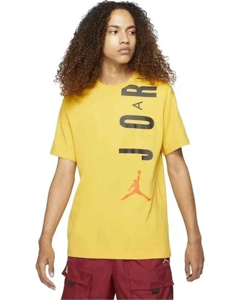 JORDAN CAMISETA AIR STRETCH SS AMARILLA YELLOW