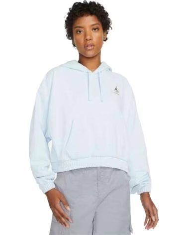 JORDAN MOLETOM COM CAPUZ ESSENTIALS FLEECE PARA MULHER